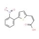 (2E)-3-[5-(2-nitrophenyl)thien-2-yl]acrylic acid - chemical structure image