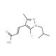 (2E)-3-(5-chloro-1-isobutyl-3-methyl-1H-pyrazol-4-yl)acrylic acid - chemical structure image