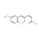 (2E)-3-(6-methoxy-2H-chromen-3-yl)acrylic acid - chemical structure image