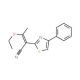 (2E)-3-ethoxy-2-(4-phenyl-1,3-thiazol-2-yl)but-2-enenitrile - chemical structure image