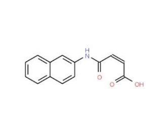 (2E)-3-(naphthalen-2-ylcarbamoyl)prop-2-enoic acid - chemical structure image