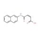 (2E)-3-(naphthalen-2-ylcarbamoyl)prop-2-enoic acid - chemical structure image