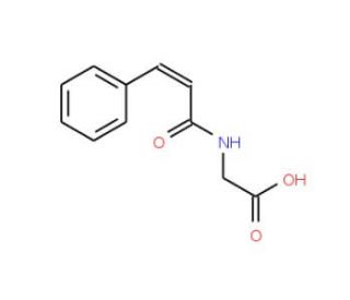 {[(2E)-3-phenylprop-2-enoyl]amino}acetic acid - chemical structure image