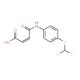 (2E)-4-({4-[(Difluoromethyl)sulfanyl]phenyl}amino)-4-oxobut-2-enoic acid - chemical structure image