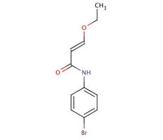 (2E)-N-(4-Bromophenyl)-3-ethoxy-2-propenamide (CAS 327058-51-5) - chemical structure image