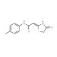 (2E)-N-(4-methylphenyl)-2-(4-oxo-1,3-thiazolidin-2-ylidene)acetamide - chemical structure image