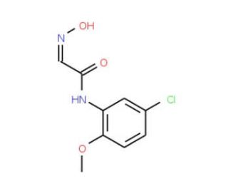 (2E)-N-(5-chloro-2-methoxyphenyl)-2-(hydroxyimino)acetamide (CAS 67303-24-6) - chemical structure image