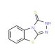 2H-Benzo[4,5]thiazolo[2,3-c][1,2,4]triazole-3-thione (CAS 6957-85-3) - chemical structure image