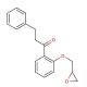 2′-(2,3-Epoxypropoxy)-3-phenyl-propiophenone (CAS 22525-95-7) - chemical structure image