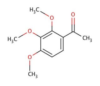 2&prime;,3&prime;,4&prime;-Trimethoxyacetophenone (CAS 13909-73-4) - chemical structure image