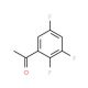 2′,3′,5′-Trifluoroacetophenone (CAS 243459-93-0) - chemical structure image