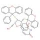 2′,3′-Di(9-phenylxanthen-9-yl)dithiouridine (CAS 156592-88-0) - chemical structure image