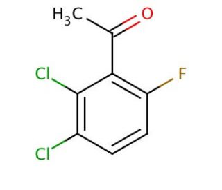 2&prime;,3&prime;-Dichloro-6&prime;-fluoroacetophenone (CAS 870704-16-8) - chemical structure image
