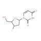 2′,3′-Dideoxy-3′-fluoro-a-uridine (CAS 178374-44-2) - chemical structure image