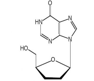 2&prime;,3&prime;-Dideoxyinosine (CAS 69655-05-6) - chemical structure image