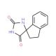 2′,3′-dihydro-2H,5H-spiro[imidazolidine-4,1′-indene]-2,5-dione (CAS 6252-98-8) - chemical structure image