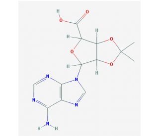 2&prime;,3&prime;-Isopropylidene Adenosine-5&prime;-carboxylic Acid (CAS 19234-66-3) - chemical structure image