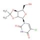 2′,3′-O-Isopropylidene-5-chlorouridine - chemical structure image