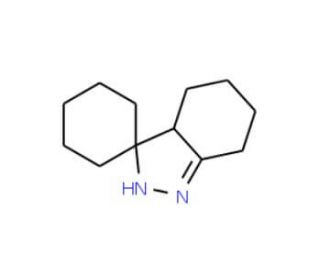 2&prime;,3&prime;a,4&prime;,5&prime;,6&prime;,7&prime;-Hexahydro-spiro[cyclohexane-1,3&prime;-indazole] (CAS 22122-96-9) - chemical structure image