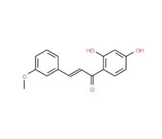 2&prime;,4-Dihydroxy-3-methoxychalcone (CAS 220430-82-0) - chemical structure image