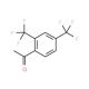 2′,4′-Bis(trifluoromethyl)acetophenone (CAS 237069-82-8) - chemical structure image