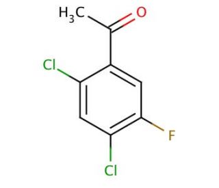 2&prime;,4&prime;-Dichloro-5&prime;-fluoroacetophenone (CAS 704-10-9) - chemical structure image