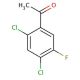 2′,4′-Dichloro-5′-fluoroacetophenone (CAS 704-10-9) - chemical structure image