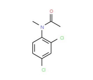2′,4′-Dichloro-N-methylacetanilide (CAS 93646-27-6) - chemical structure image