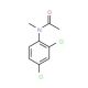 2',4'-Dichloro-N-methylacetanilide 的分子结构, CAS编号: 93646-27-6 2′,4′-Dichloro-N-methylacetanilide (CAS 93646-27-6) - chemical structure image