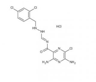 2&prime;,4&prime;-Dichlorobenzamil &bull; HCl (CAS 2088-58-6) - chemical structure image