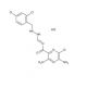 2′,4′-Dichlorobenzamil • HCl (CAS 2088-58-6) - chemical structure image