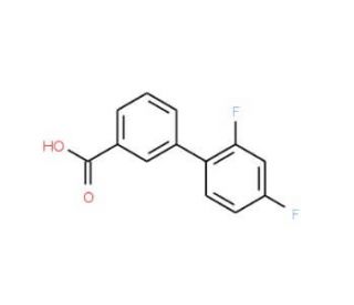 2&prime;,4&prime;-Difluoro-biphenyl-3-carboxylic acid - chemical structure image