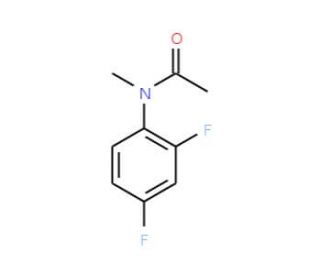 2&prime;,4&prime;-Difluoro-N-methylacetanilide (CAS 238403-47-9) - chemical structure image