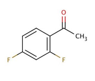 2&prime;,4&prime;-Difluoroacetophenone (CAS 364-83-0) - chemical structure image