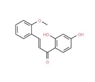 2&prime;,4&prime;-Dihydroxy-2-methoxychalcone (CAS 104236-78-4) - chemical structure image