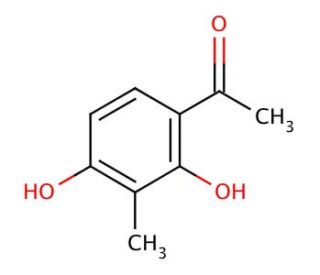 2&prime;,4&prime;-Dihydroxy-3&prime;-methylacetophenone (CAS 10139-84-1) - chemical structure image