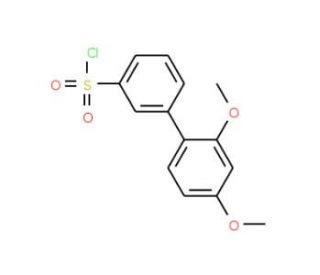 2&prime;,4&prime;-Dimethoxy-biphenyl-3-sulfonyl chloride - chemical structure image