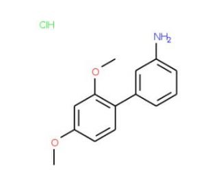 2&prime;,4&prime;-Dimethoxy-biphenyl-3-ylamine hydrochloride - chemical structure image