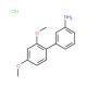 2′,4′-Dimethoxy-biphenyl-3-ylamine hydrochloride - chemical structure image
