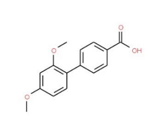 2&prime;,4&prime;-Dimethoxy-biphenyl-4-carboxylic acid - chemical structure image