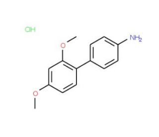 2&prime;,4&prime;-Dimethoxy-biphenyl-4-ylamine hydrochloride (CAS 728919-19-5) - chemical structure image
