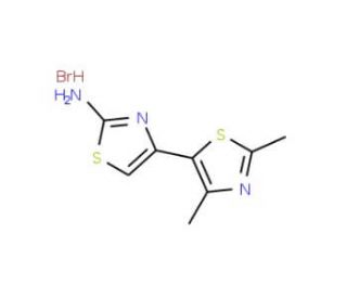 2&prime;,4&prime;-Dimethyl[4,5&prime;]bithiazolyl-2-ylaminehydrobromide - chemical structure image