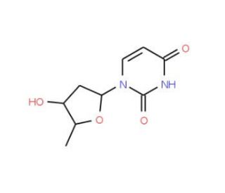 2&prime;,5&prime;-Dideoxyuridine (CAS 35959-50-3) - chemical structure image