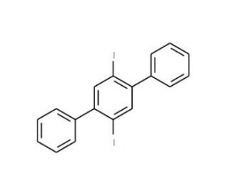 2&prime;,5&prime;-Diiodo-p-terphenyl (CAS 96843-21-9) - chemical structure image