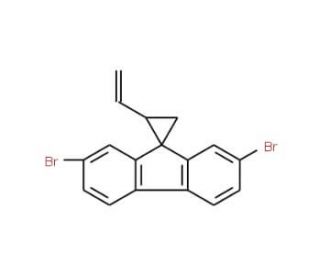 2&prime;,7&prime;-Dibromo-2-vinylspiro[cyclopropane-1,9&prime;-fluorene] (CAS 951884-03-0) - chemical structure image