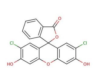 2&prime;,7&prime;-Dichlorofluorescein (CAS 76-54-0) - chemical structure image