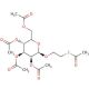 2′-(Acetylthio)ethyl 2,3,4,6-Tetra-O-acetyl-β-D-glucopyranoside (CAS 34044-34-3) - chemical structure image