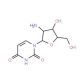2′-Amino-2′-deoxyuridine (CAS 26889-39-4) - chemical structure image