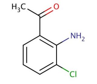 2&prime;-Amino-3&prime;-chloro-acetophenone (CAS 56762-32-4) - chemical structure image