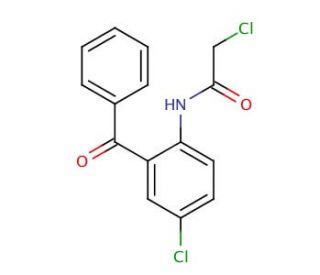 2&prime;-Benzoyl-2,4&prime;-dichloroacetanilide (CAS 4016-85-7) - chemical structure image